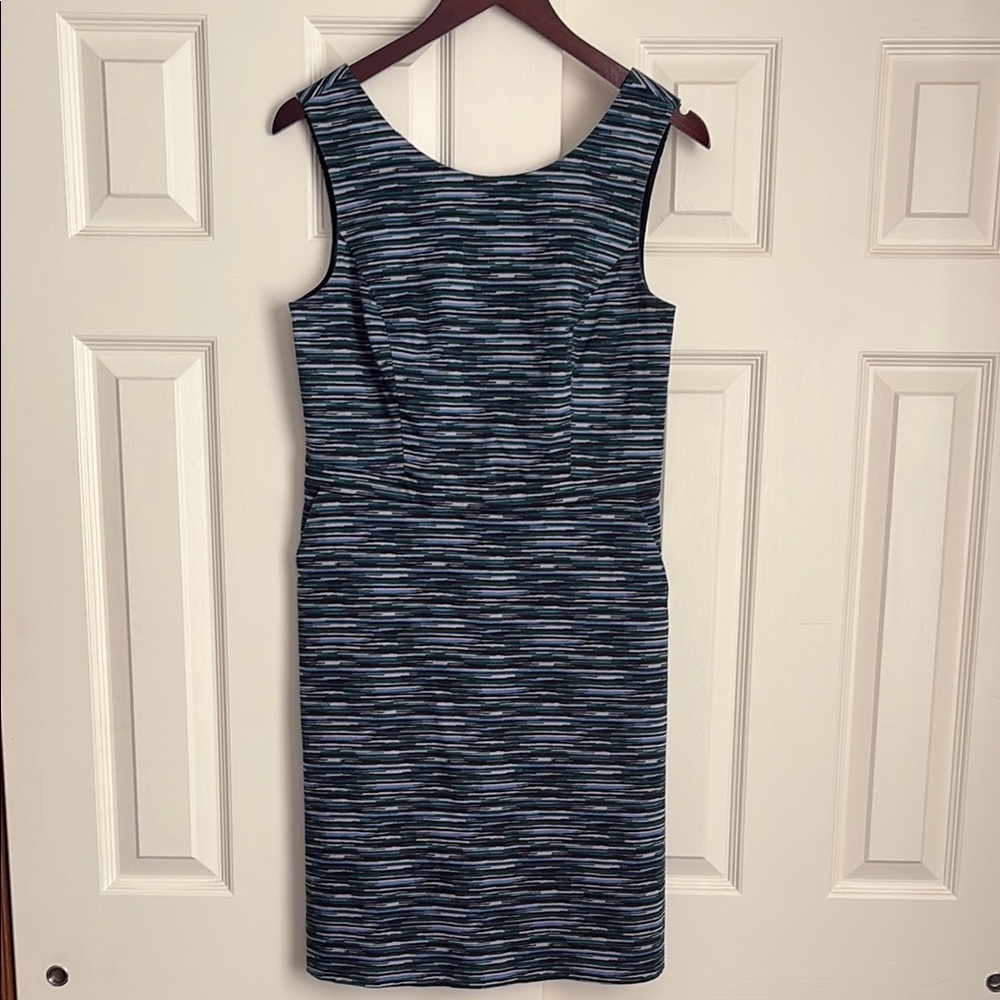 The Limited Blue Sheath Midi Dress for Work